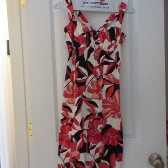 Cache Size 4 Summer Floral Dress / Worn 1 Time - Picture 1 of 4